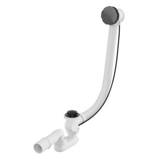 Слив-перелив WHITECROSS SPWC60GM 60 см оружейная сталь